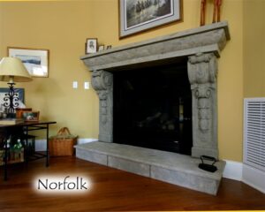 Norfolk Fireplace and Mantel